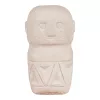 Decor de masă, ciment, bej, 5,5x5,5x10 cm