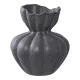 Vază, ceramică, negru ø17,2x19,4 cm