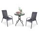 Set mobilier de gradina pentru balcon Lizi, negru