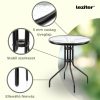 Set mobilier de gradina pentru balcon Lizi, negru