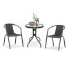 Set mobilier de gradina pentru balcon Marie, negru