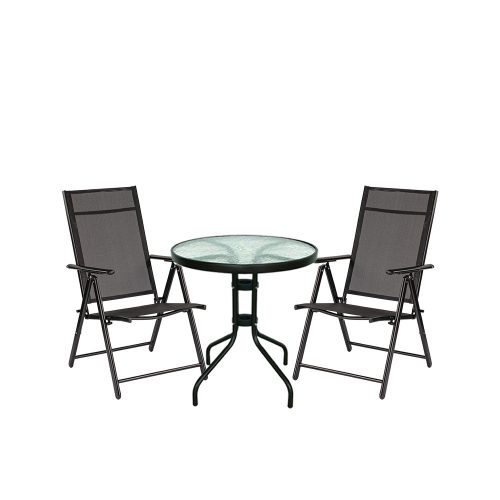 Set mobilier de gradina Arvin Balcon negru