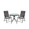 Set mobilier de gradina Arvin Balcon negru