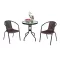 Set mobilier de gradina pentru balcon Marie, maro