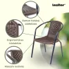 Set mobilier de gradina pentru balcon Marie, maro