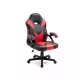 Scaun rotativ Pixel negru-rosu