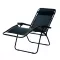 sezlong pliabil de lux negru