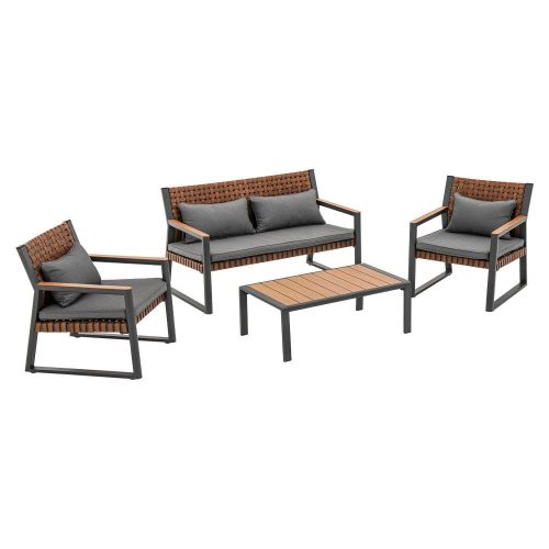 Set de mobilier de gradina Texas cu 4 locuri