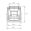 Container deseuri 240L VERDE