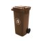 Container deseuri 120L maro