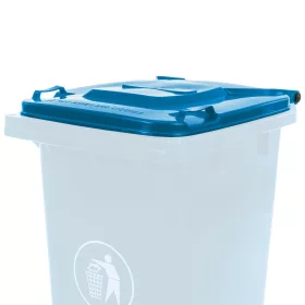 Capac albastru pentru container de gunoi de 240 litri