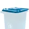 Capac albastru pentru container de gunoi de 240 litri