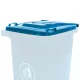 Capac albastru pentru container de gunoi de 240 litri