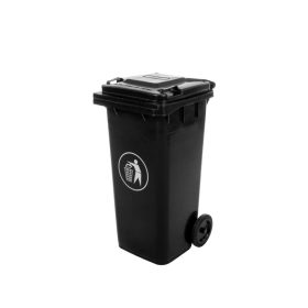 Container deseuri 120L NEGRU