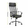 Scaun rotativ Lincoln negru-gri