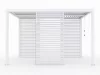 LUXE Panou lateral cu lamele (R) 123x218cm până la 4 m alb