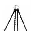 Fotoliu suspendat Brasil Hoop, negru