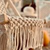 sezlong de gradina din rachita in stil boem