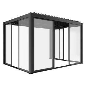 Uși glisante LUXE S8 370x218cm până la 4 m antracit