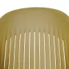 Scaun de gradina Ballena din plastic cu picioare metalice, verde masliniu