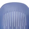 Scaun de gradina Ballena din plastic cu picioare metalice, albastru