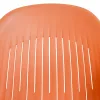 Scaun de gradina Ballena din plastic cu picioare metalice, portocaliu