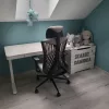 Scaun rotativ ergonomic de birou Ergomax gri deschis