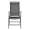 Set mobilier de gradina IZZY cu 8 locuri, blat maro