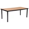 Set mobilier de gradina IZZY cu 8 locuri, blat maro