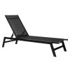 sezlong de gradina Lord 60 negru