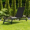 sezlong de gradina Lord 60 negru