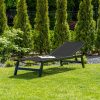sezlong de gradina Lord 60 negru