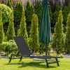 sezlong de gradina Lord 60 negru