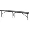 Banca de gradina pliabila neagra Vivid 180 cm