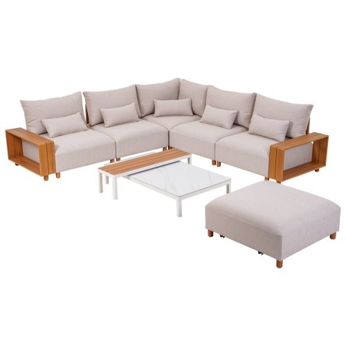 Set coltar de gradina modular KALEM bej