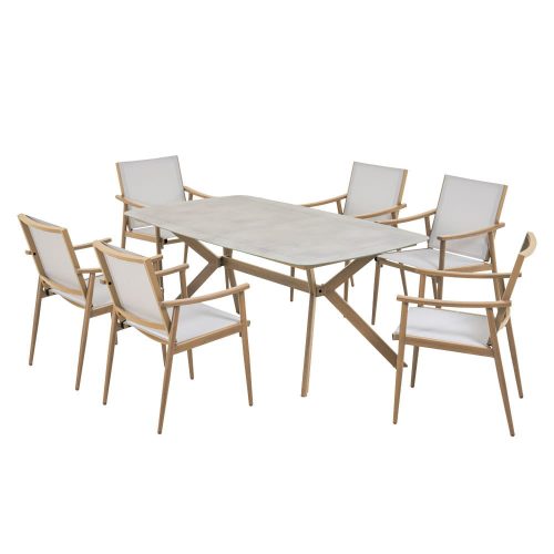 Set de mobilier de gradina NAPA cu 6 locuri