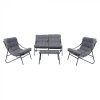 Set de mobilier de gradina VIBE cu 4 locuri