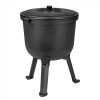 Oală din fontă cu picioare 5 litri