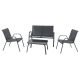 Set de mobilier de gradina RIVET cu 4 locuri