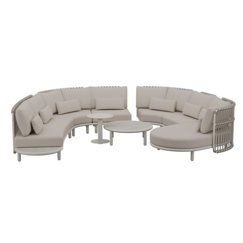 Es Vedra set modular de mobilier de grădină, set de 8 piese