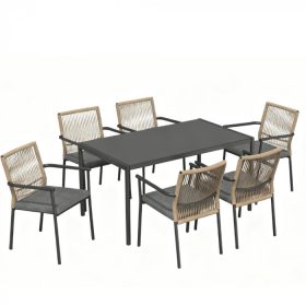 Set de mobilier de grădină pentru 6 persoane Vence