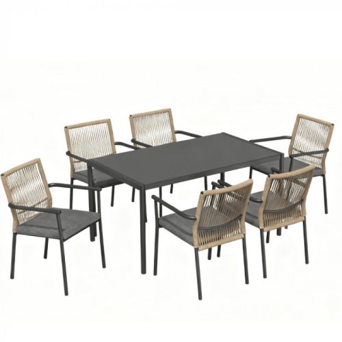 Set de mobilier de grădină pentru 6 persoane Vence