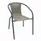 Scaune de gradina Hercules gri cu 3 scaune