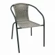 Scaune de gradina Hercules gri cu 3 scaune