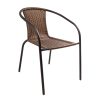 Scaune de gradina Hercules maro cu 3 scaune