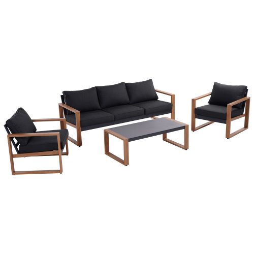 Set de mobilier de gradina din aluminiu Duisburg CS