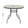 Masa rotunda de gradina JUPITER 90 cm
