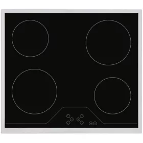 Plita ceramica incorporabila HOMEFORT HFBK64T2B, cadru metalic, 6000 W, senzor tactil, blocare pentru copii,