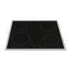 Plita ceramica incorporabila HOMEFORT HFBK64T2B, cadru metalic, 6000 W, senzor tactil, blocare pentru copii,
