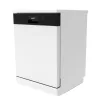Masina de spalat vase HOMEFORT HMGS0640W, independenta, 12 seturi, 11 L, 7 programe, 47 dB, E, Tacamuri inferioare, 60 cm, Afisaj digital, Fara deschidere automata a usii